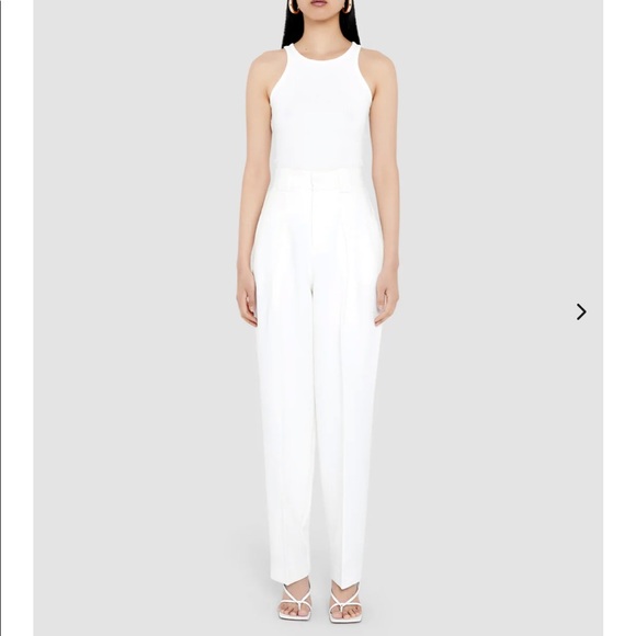 Sundarbay White High Rise Trousers - Picture 5 of 6
